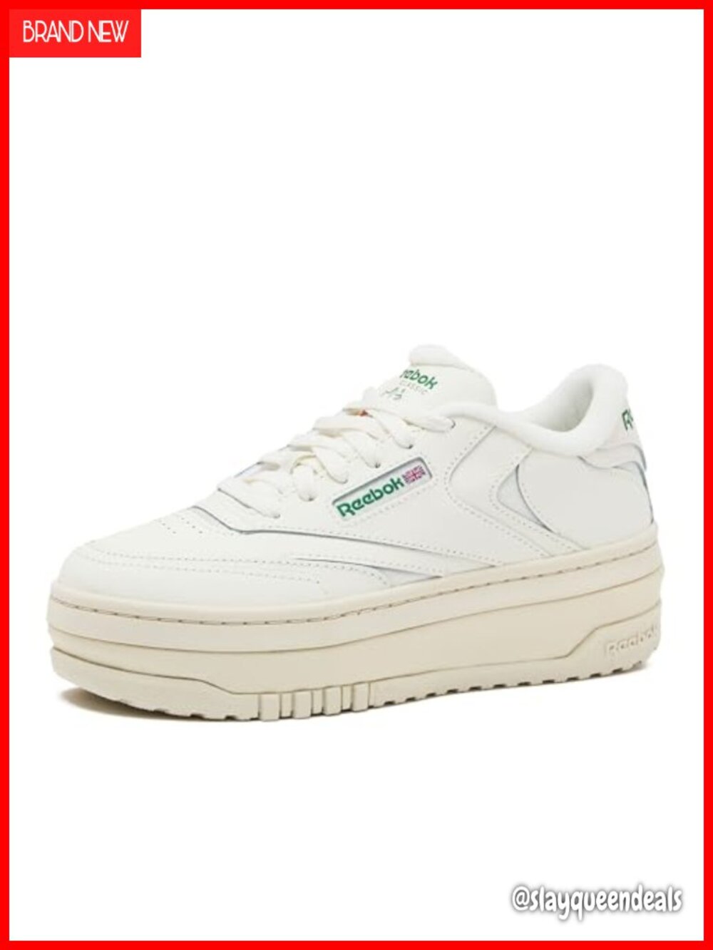 Platform Sneakers Leather Upper Lace-Up Casual Walking Tennis Shoes